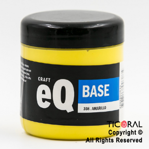 BASE ACRILICA EQ 308 AMARILLO 200 CC X 3 UNIDADES